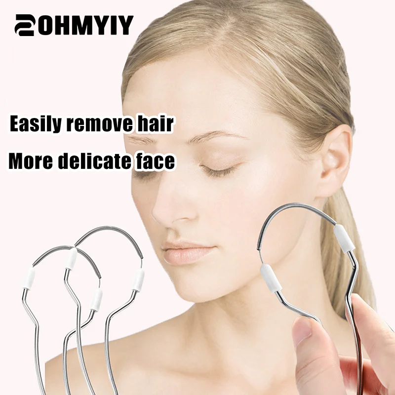 مزيل شعر الوجه للنساء يزيل الشعر غير المرغوب فيه على الجزء العلوي من الشفاه والذقن الوجه أو الرقبة مزيل الربيع الأصلي للشعر الذي لا يبدو #4