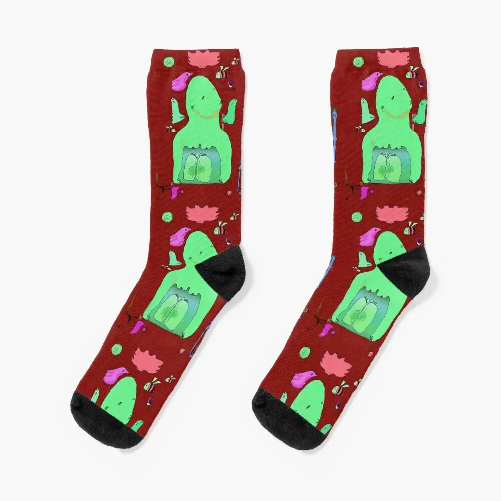 

The Birds andThe Bees Socks anime New year's heated Man Socks Women's