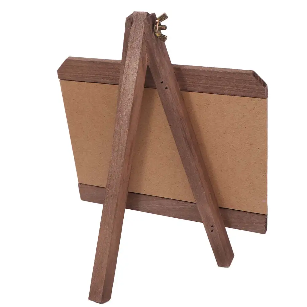 Mini Retro Bar Chalkboard Nordic Style Multi-Function Small Wooden Blackboard Collapsible Writing Board Erasable Chalkboard