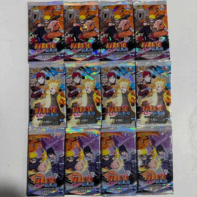 KAYOU 本物のナルトカードブリスターパックシリーズバトル