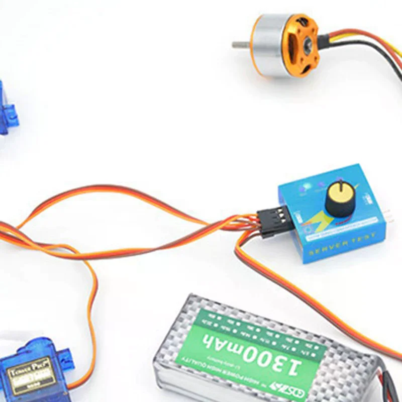 Multi Servo Tester 3CH ECS Consistency Speed Controler Power Channels CCPM Meter For Rc Drone Car Boat Airplane Models