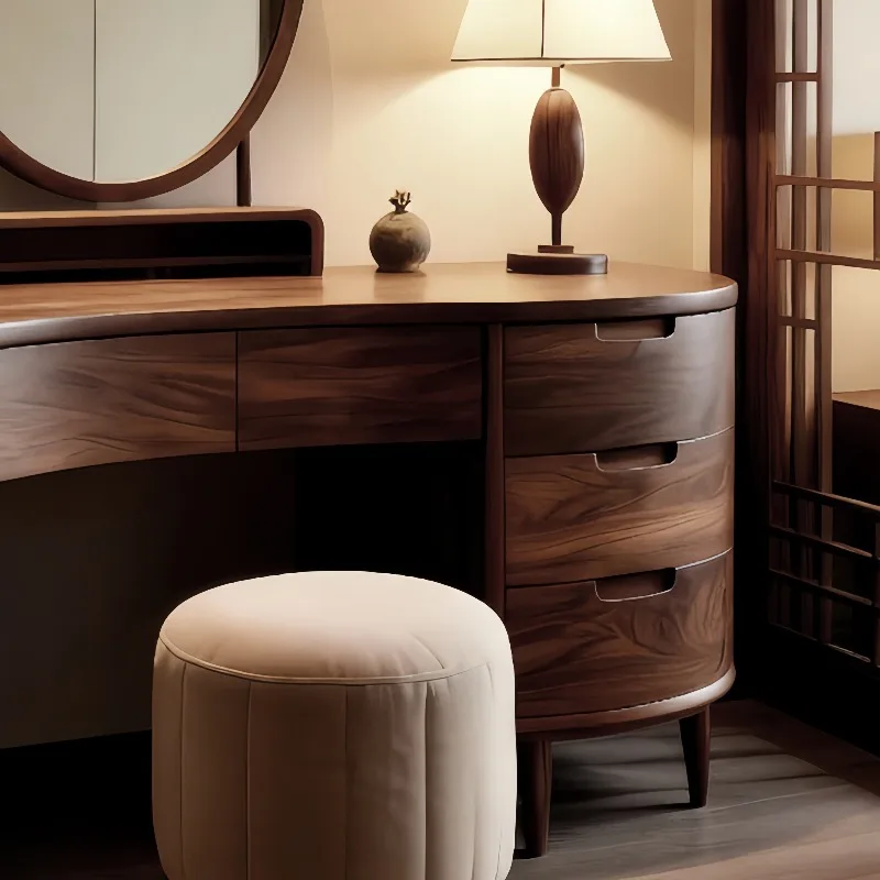 Girls Luxury Small Vanity Tables White Makeup Woman Unique Corner Dressers Drawers House Storage Coiffeuse De Chambre Furniture