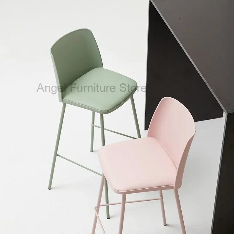 Nordic Counter Bar Chair Ergonomic Luxury Designer Reception Modern Bar Stools White Garden Sgabello Cucina Furniture