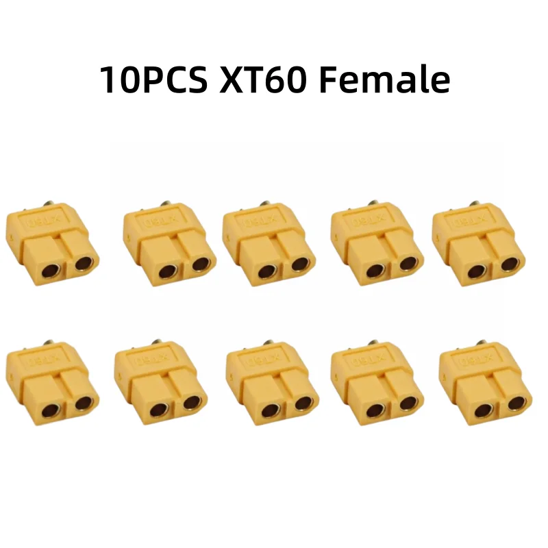 5/10 Paar XT60-Steckverbinder XT60 Männlich-Weiblich Bullet-Stecker Stromanschlüsse für RC Lipo Akku Motor XT60 Drohnen-Steckverbinder