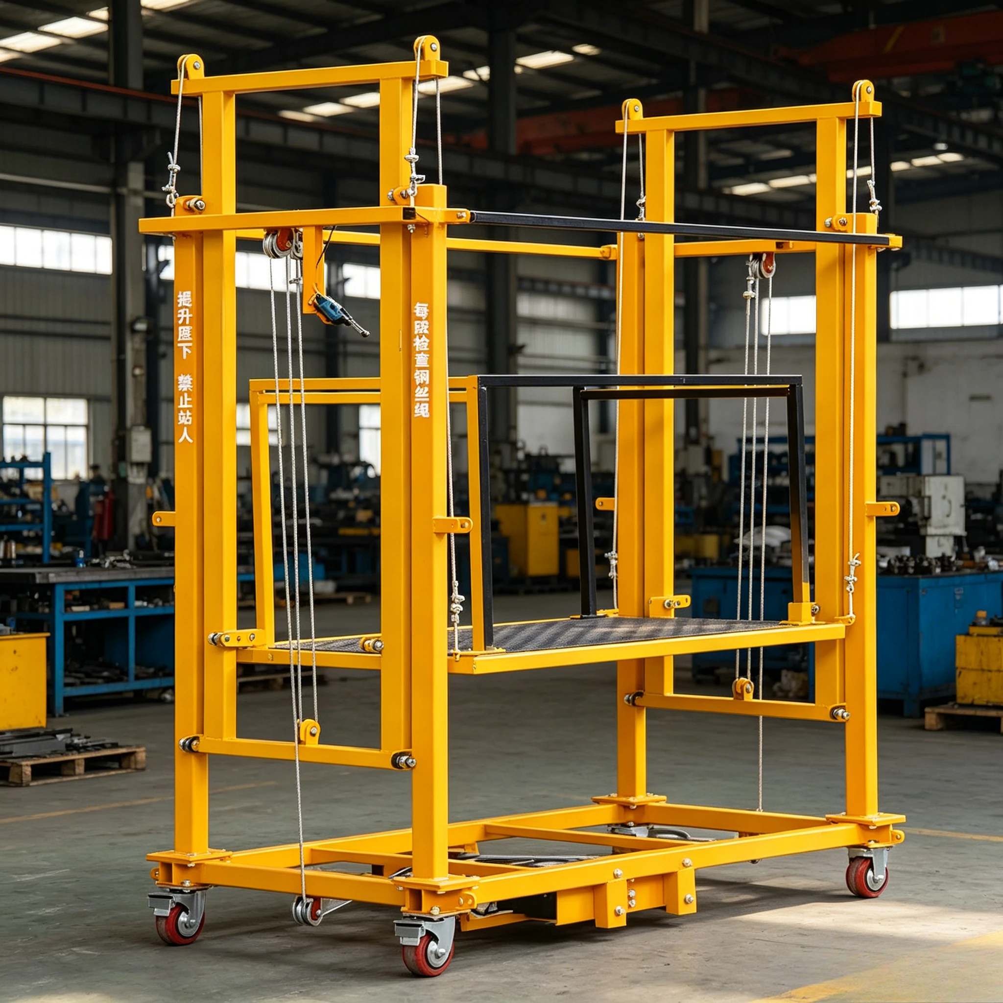 Chinese Factory Electric Scaffolding  Wholesale  Brand-New Condition  Lifting Height 2-6 Meters Suitable for Interior Decoration