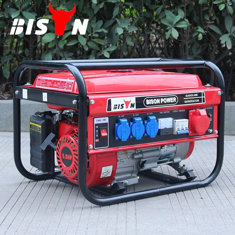 Machinery 3 Phase Max Power 2.5KW 2.5KVA 2500 Watts 168f Engine 5.5hp Gasoline Generator