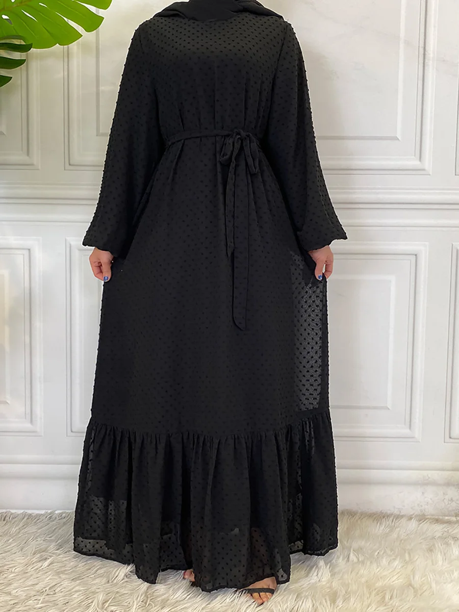 Modest Abaya Ramadan Musulman De Mode Maxi Robe Turkey Kaftan Islamic Clothing Muslim For Women Hijab Dress Caftan Vestidos