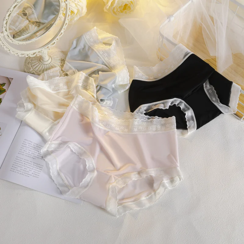 Fashion Female Panties Breathable Underwear Women Ultra Thin Sexy Underware Lingerie Briefs Woman Seamless Triangular Women's