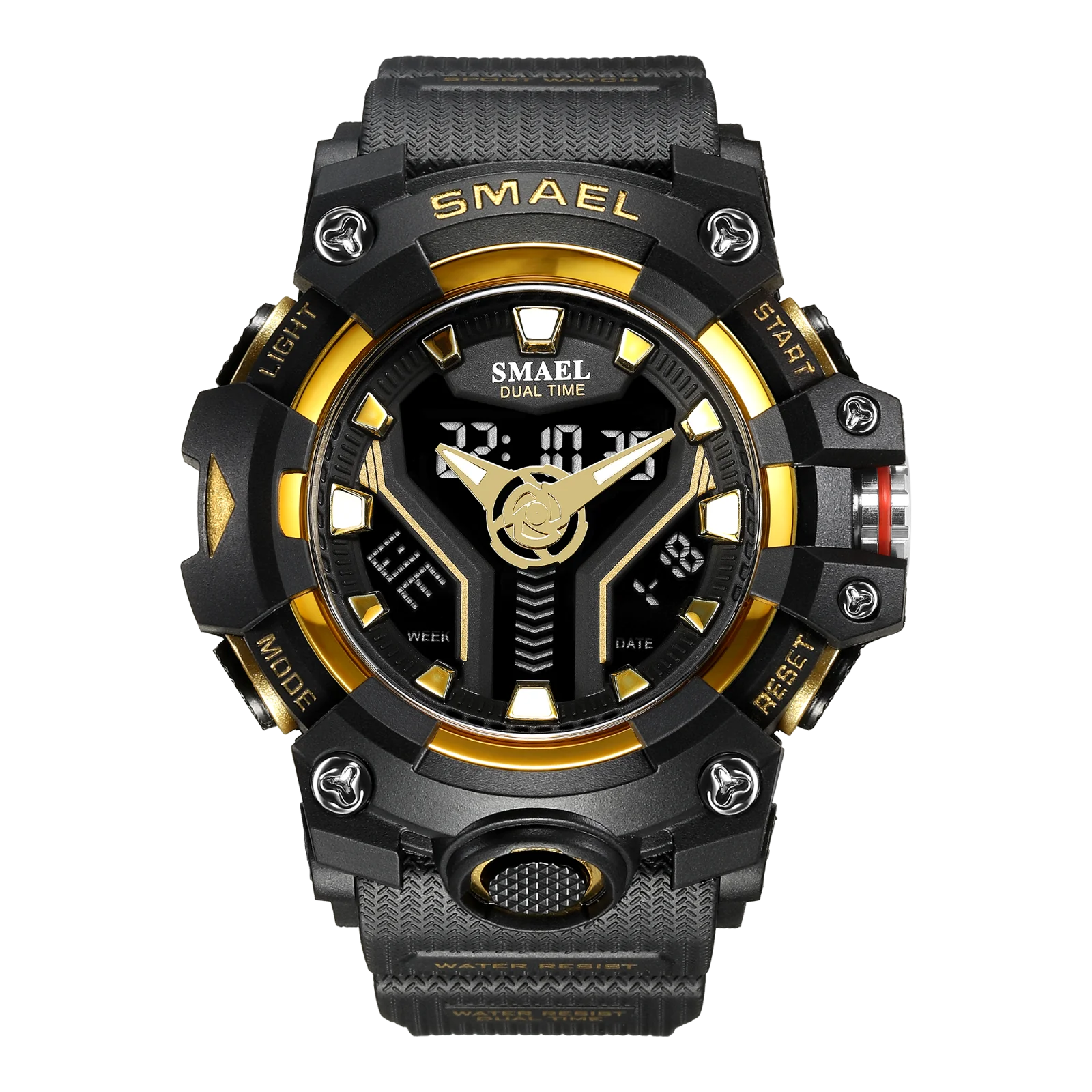 Nuovo articolo orologio digitale da uomo elegante cronografo luminoso orologio sportivo conciso per uomo orologio al quarzo sport all'aria aperta