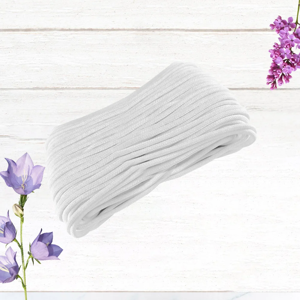 

Automatic Watering Cotton Hydroponic Rope 8Mm 20 Meters Absorbent Rope Self Watering Cord Potted Plant Maintenance Hydroponic