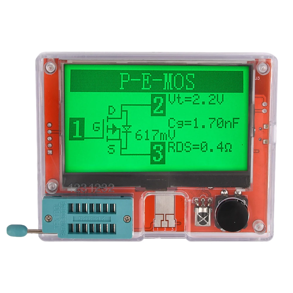 LCR-T10H TFT LCD Multimeter Transistor Tester Colorful Display For Diode Triode MOS/PNP/NPN Capacitor Resistor Transistor