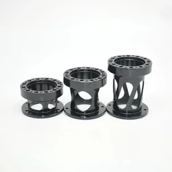 Espaciador de cubo de volante Universal, Kit de espaciador de adaptador negro, modelado hueco, 51mm, 76mm, 2022mm, novedad de 101