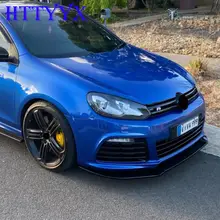 Golf 6 MK6 R R20 Front Bumper Splitter #6
