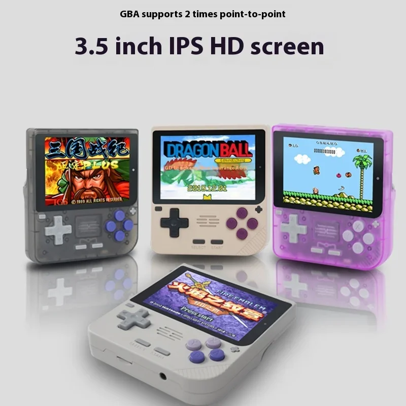 POWKIDDY V10 Handheld Game Console New 3.5 Inch 480*320 IPS OCA Full Screen Retro Opendinglinux Handheld Player Children's Gifts