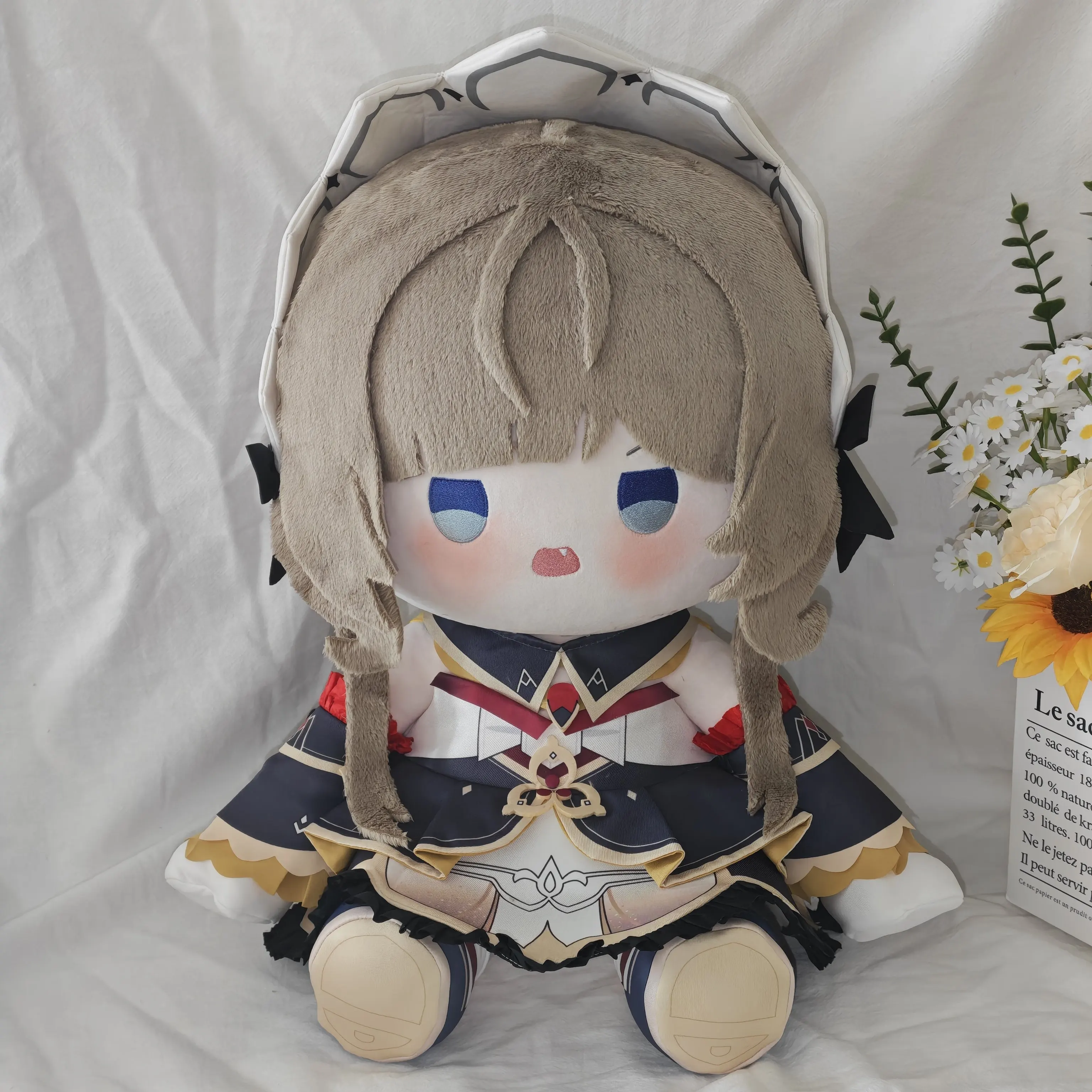 Game Sandrone Marionette Genshin Impact 40cm Cotton Doll Cartoon Plushie Sitting Posture Plush Toys Change Clothes Mascot
