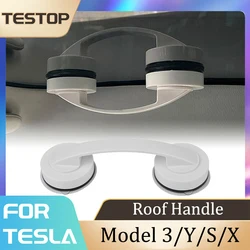 Tesla Roof Safety Handle Armrests Car Gadget Pull Tab Ring For Tesla Model 3 Y X S 2017-2023 Accessories Strong Suction Cup 2023