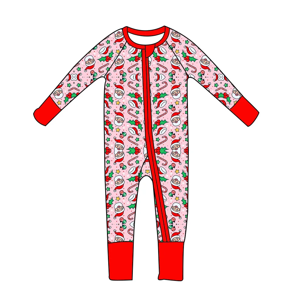 Christmas romper Boys Baby Girls Baby Clothes Cute Owl + Christmas tree pattern Milk silk fabric long sleeve pants