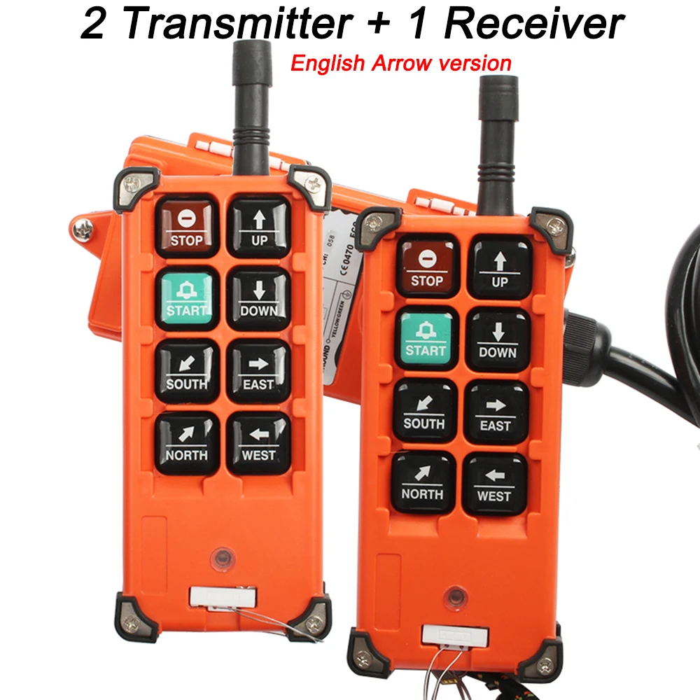 Industrial crane radio remote controller Wireless switches Hoist Crane Control Lift Crane for crane F21-E1B 220V 380V 12V24V220V