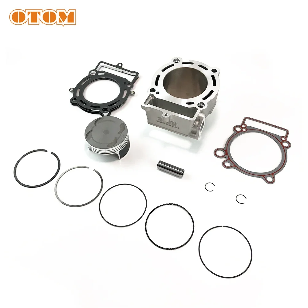 OTOM Motocross 84mm NC300 Cylinder Kit Forged Big Bore Piston Ring Gasket Pin For ZONGSHEN 250cc Uprade to 300cc Engine Pit Bike