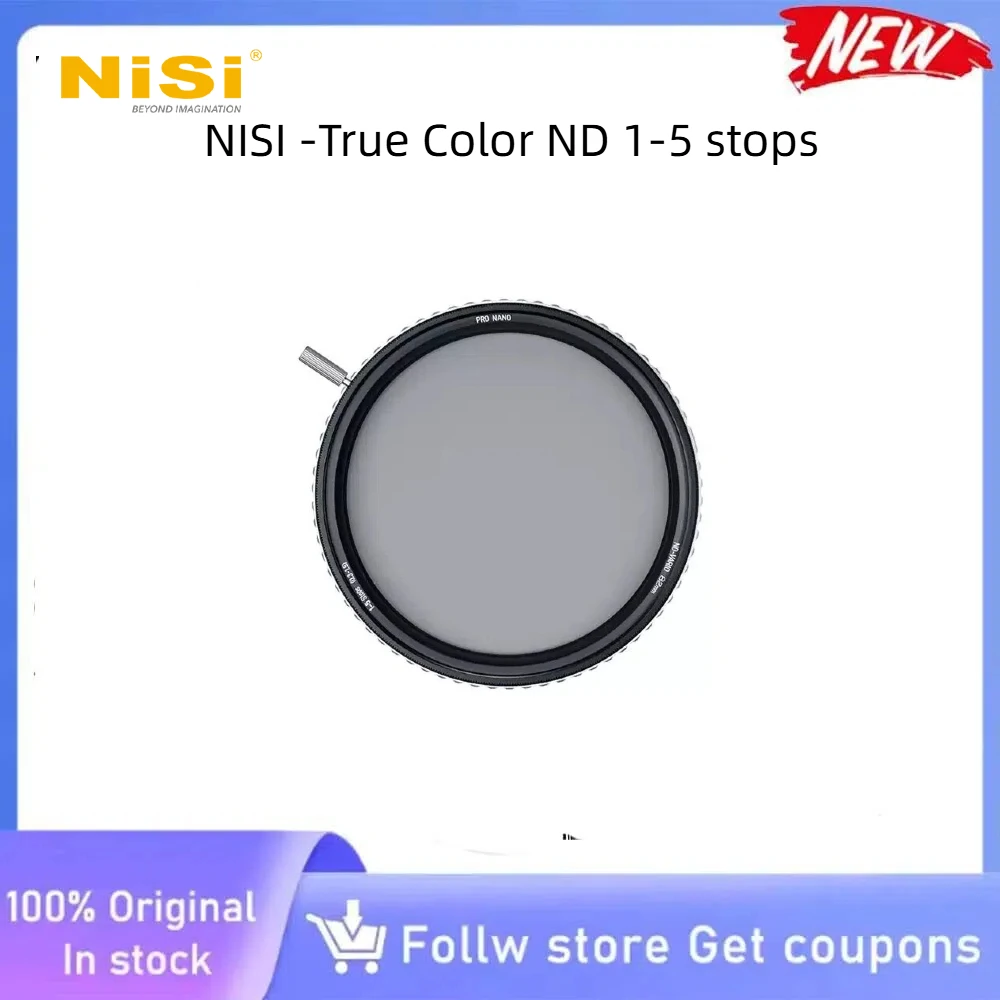 NiSi True Color ND 1-5 Stops Variable Filter – No Color Shift