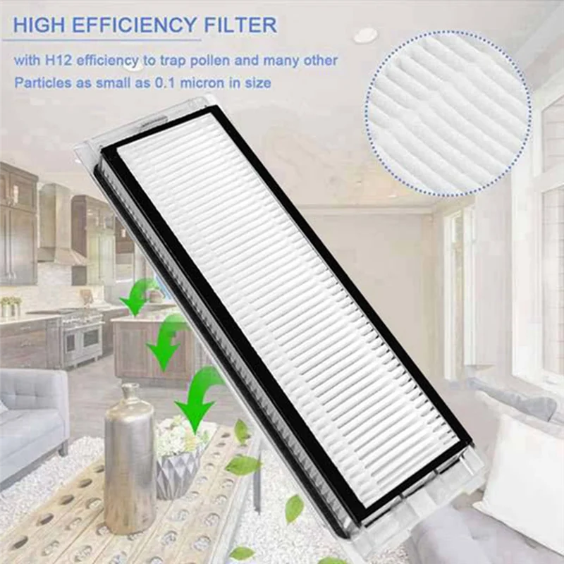 6 шт. для Roborock P10/Roborock Q Revo робот-пылесос, запасные части, фильтр Hepa