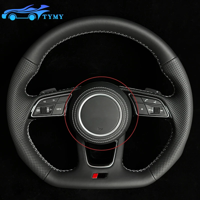 Per Audi A1, A3, A4, A5, A6, A7, A8, Q3 e Q5, Q7, Q8, S6 e S7, S8 e R8, pelle TT, coprivolante in pelle scamosciata, coperture per clacson