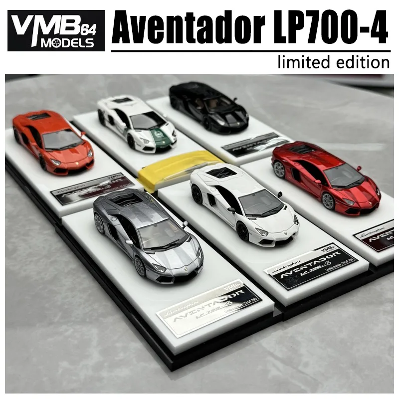 VMB 1/64 Aventador LP700-4 Resin Motor Vehicle Toy Die-casting Metal Model Collection Gifts
