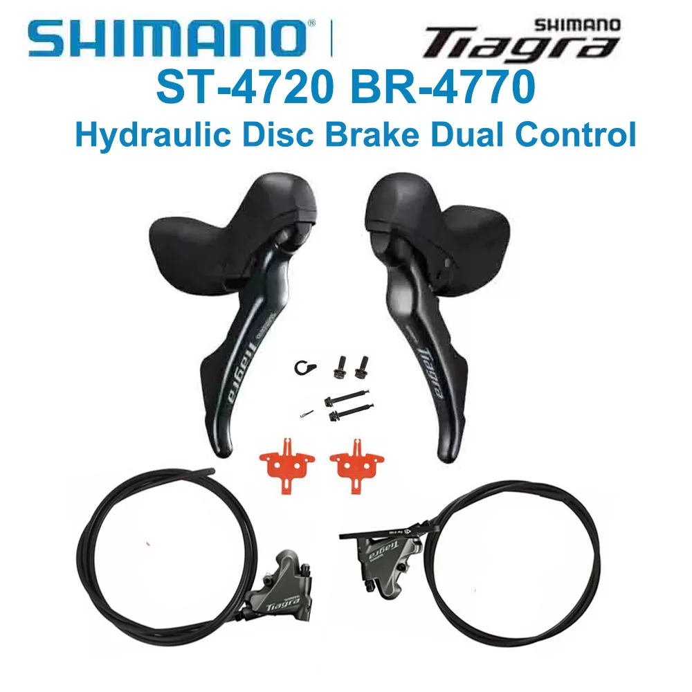 

Shimano Tiagra 2x10 Speed ST-4720 BR-4770 Hydraulic Disc Brake Dual Control 4770 Brake For Road Bike Bicycle