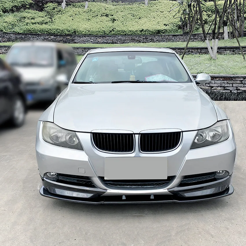 BMW 3 시리즈 E90 E91 Pre-facelift 320i 330i 2005-2008 용 앞 범퍼 립 스포일러 스플리터 카나드 립 디퓨저