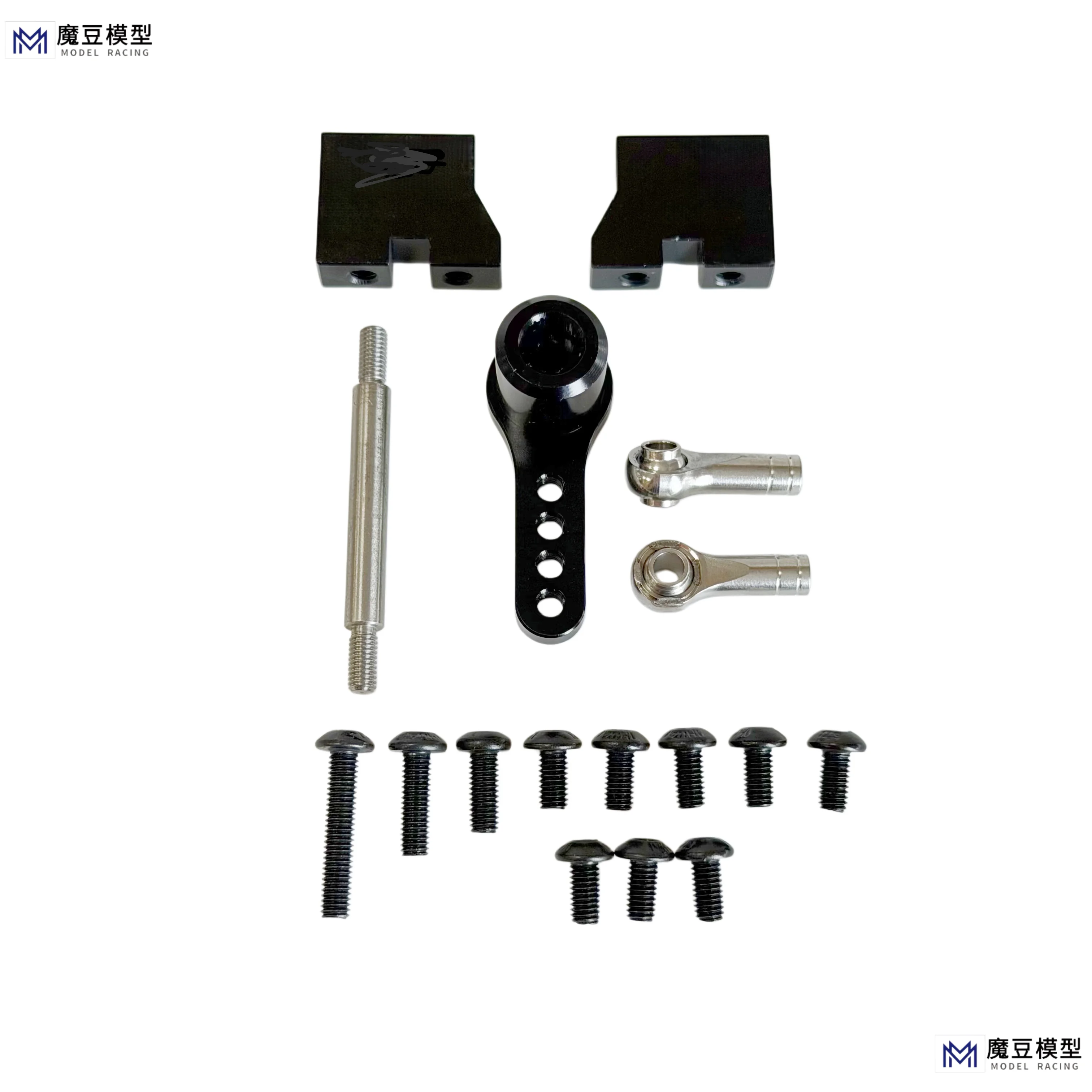 For 1/14 Tamiya Static Point Universal Steering Linkage for DIY Modified Car Model