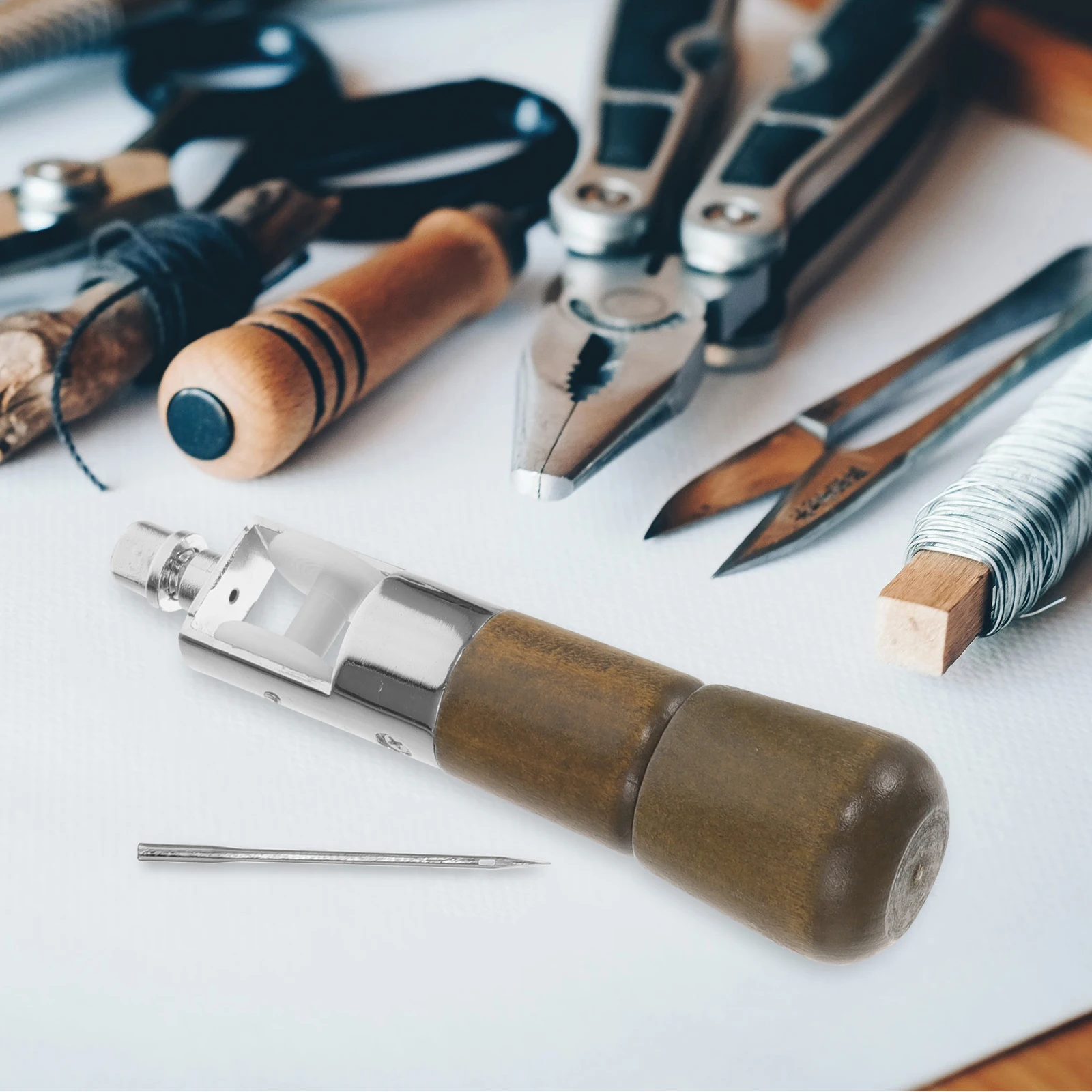 

Sewing Machine Awl Kit DIY Tool Set Practical Durable Long Term Use Lightweight Suitable Occasions Craft