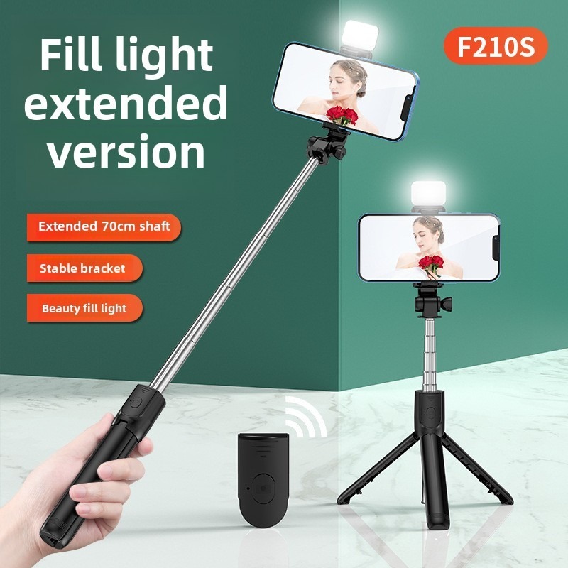  Extendable Selfie Stick Tripod Phone Tripod with,Group Selfies/Live Streaming/Video Recording Compatible with All Cellphones 