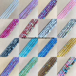 Matte K9 Austria Crystal Synthetic Glitter Moonstone Round Loose Beads 15