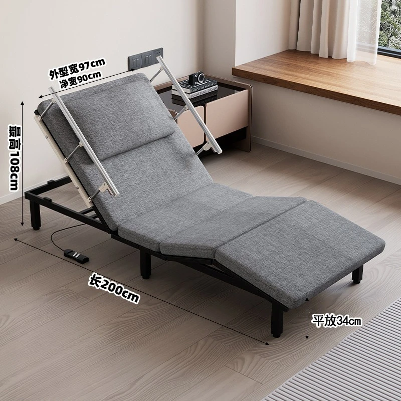Automatic get-up device, get-up aid, electric lift mattress