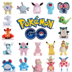 20cm Pokemon Caterpie Mew Vulpix Plush Toy Squirtle Pikachu Bulbasaur Plushie Kawaii Butterfree Gengar Mewtwo Doll Gift for Kids
