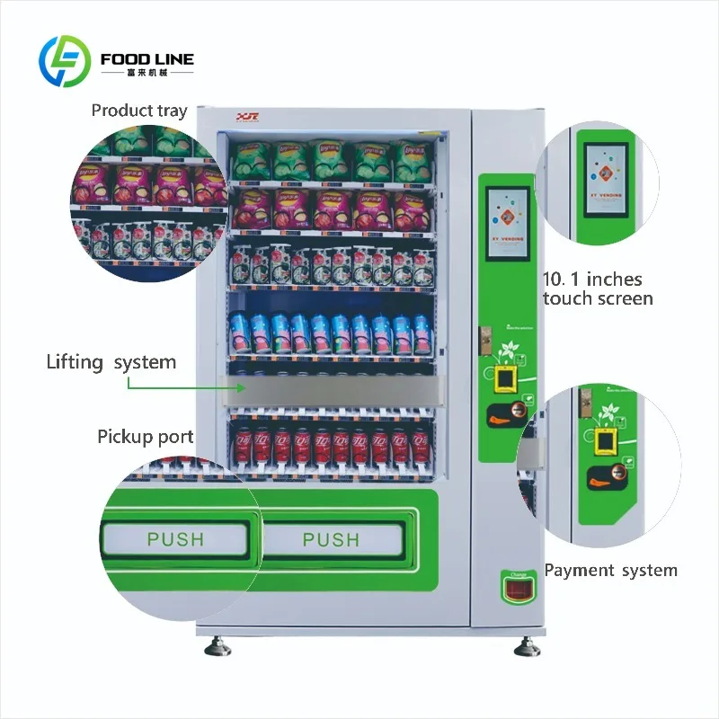 

Healthy Food Vending Machine for Fruit Salad and Sandwiches