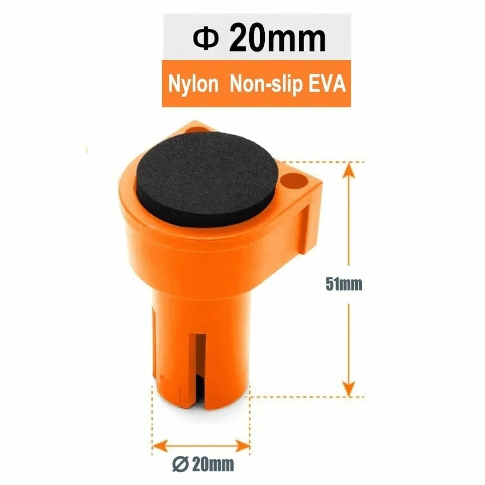 Durable 19mm 20mm Workbench Peg Anti-Slip Precision Bench Clamp EVA Rubber Practical Tool Brake Stops Workshop