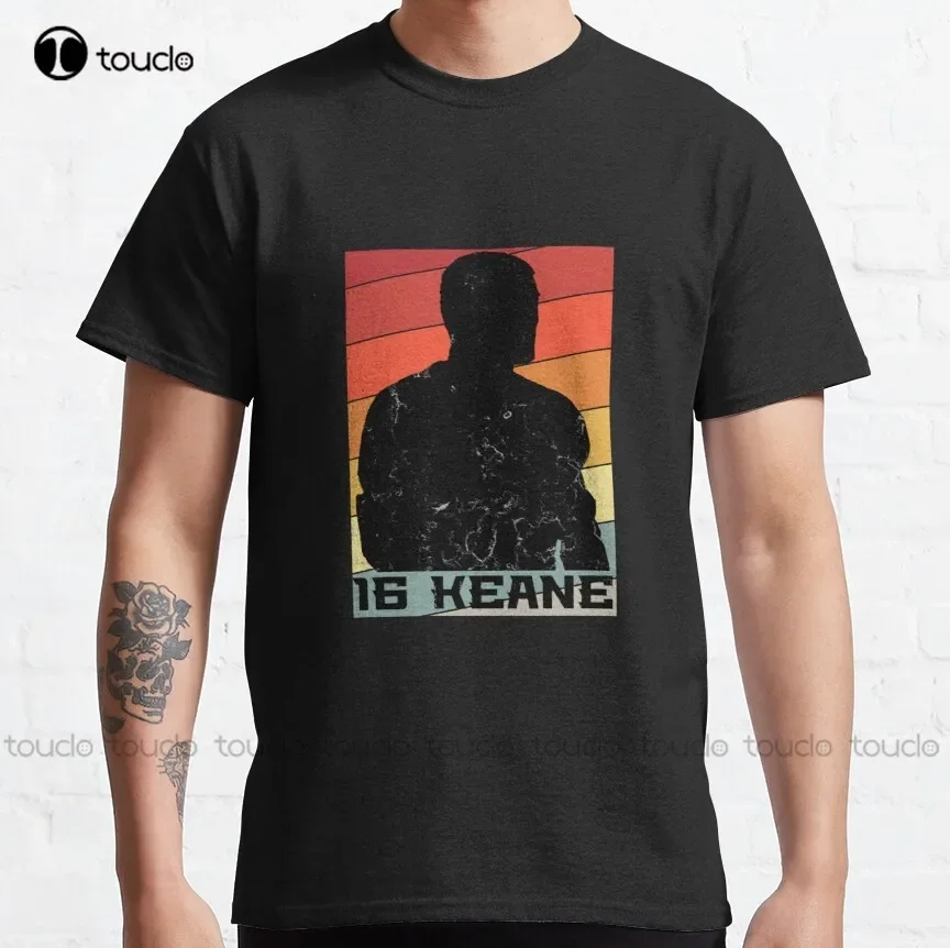 Roy Keane Classic T-Shirt Gym Shirts Men Custom Aldult Teen Unisex Digital Printing Tee Shirt Xs-5Xl Hd High Quality Gift