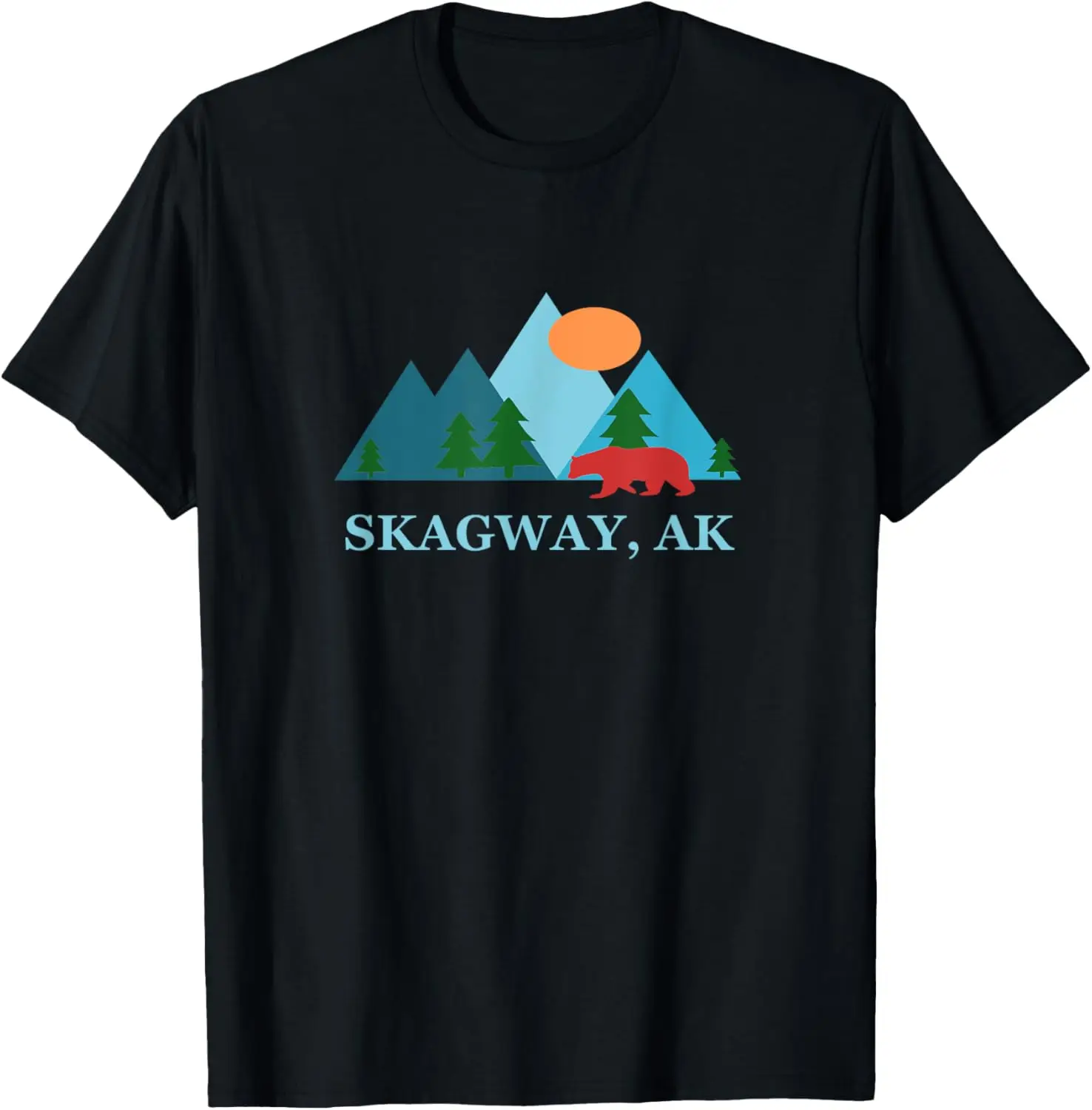 

Skagway Alaska AK Vacation Souvenir Vintage Logo T-Shirt