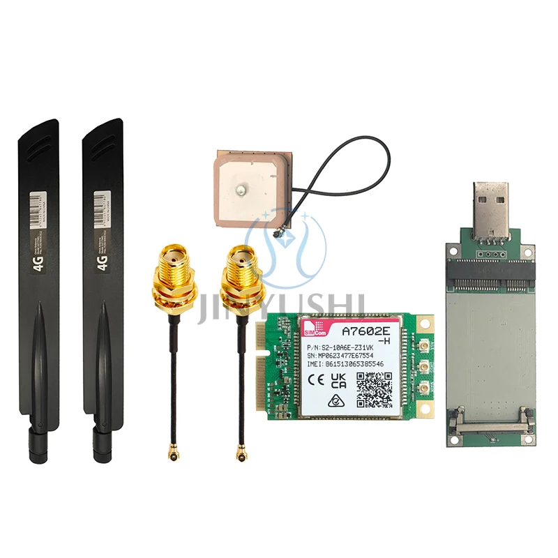 

SIMCom A7602E-H Модуль MINI PCIE 4G Cat4 LTE A7602E-H-PCIE (TABE Support GPS) B1/B3/B5/B7/B8/B20