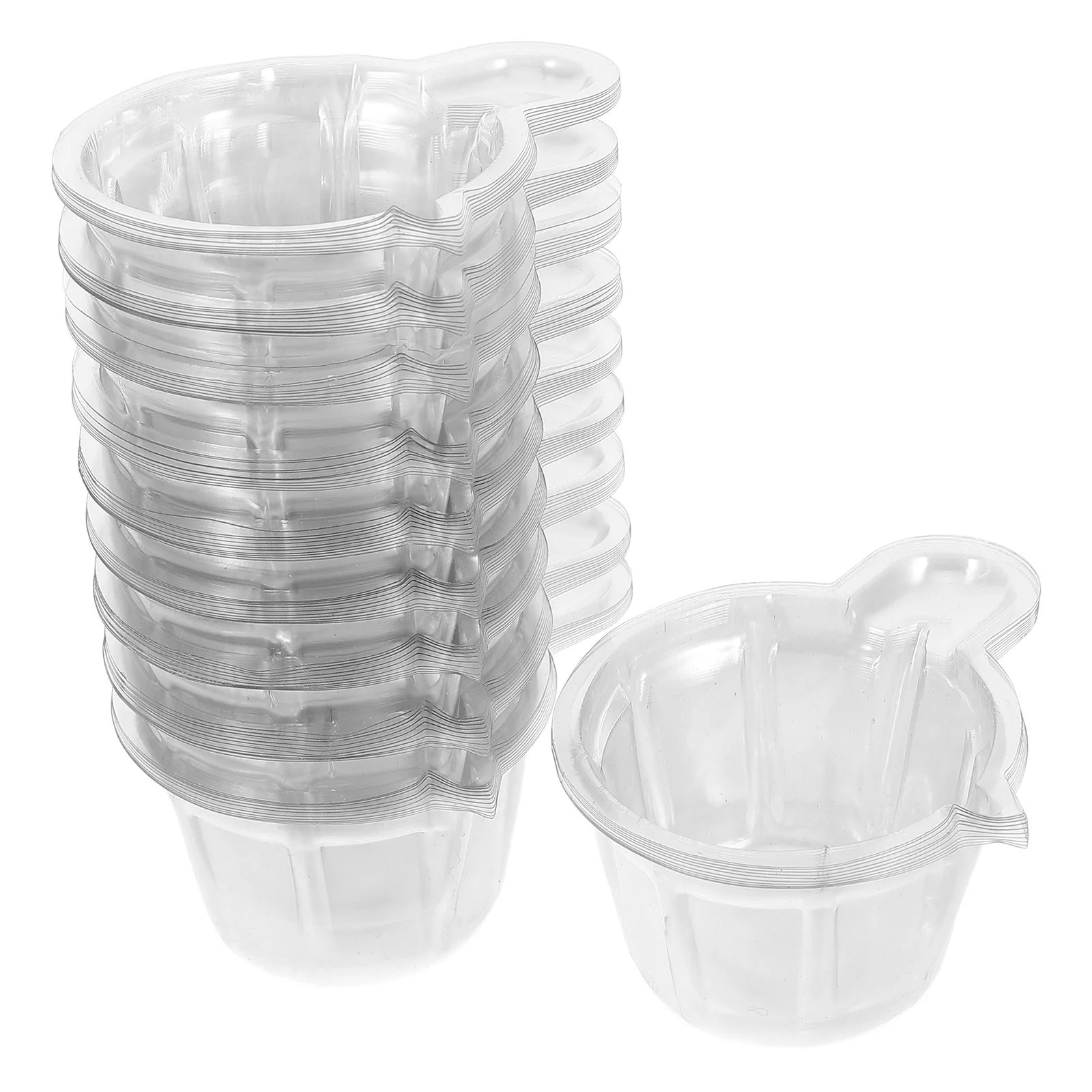 

100pcs Urine Cup 40ml Medium Disposable Plastic Pregnancy Test Ovulation Specimen Container Travel Use Pill Cups Lightweight