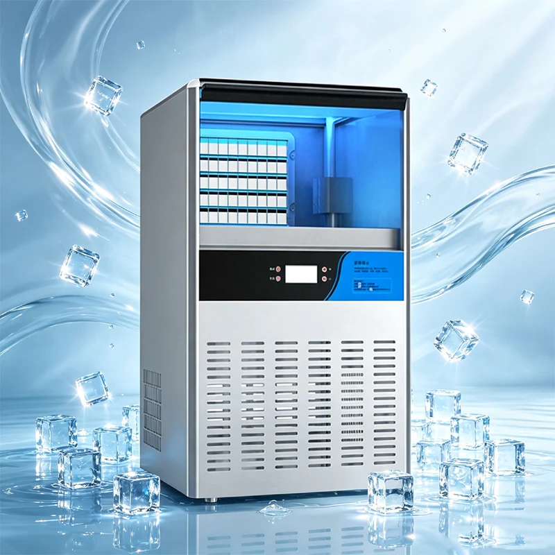 Square Ice Electric Ice Producing Machine Ice Block Maker Universal For Milk Tea Shop Bar Coffee Shop Restaurant Ice Making Mach