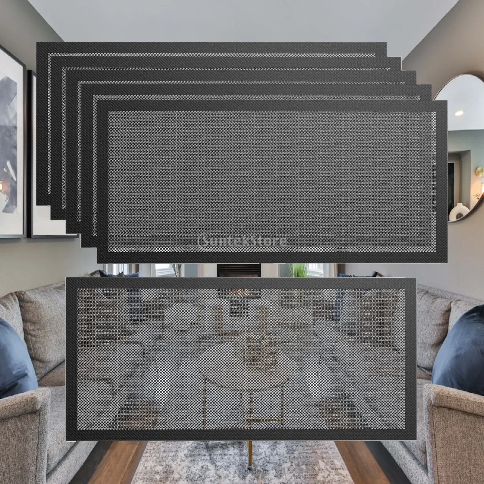 Floor Ventilation Grille, Ventilation Grille, Decorative Grille for Water Wheel Side Wall