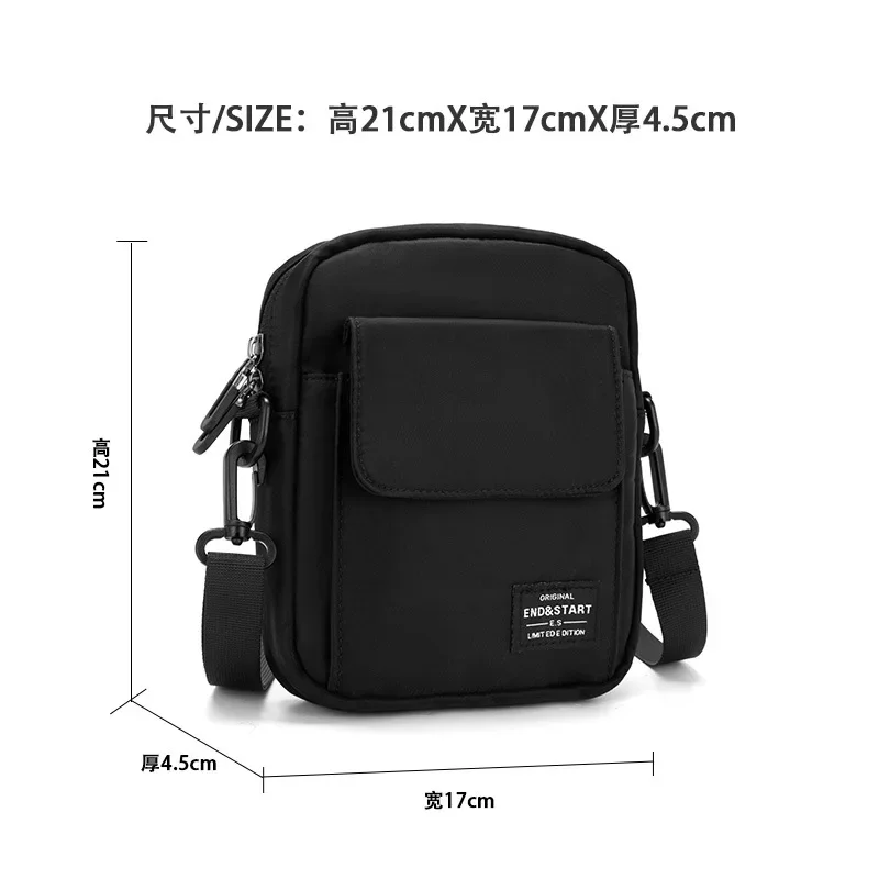 Nylon Small Shoulder Crossbody Bag for Men 2024 Brand Japanese Mini Cell Phone Bags Male Pouch Man Casual Handbags Travel Murse