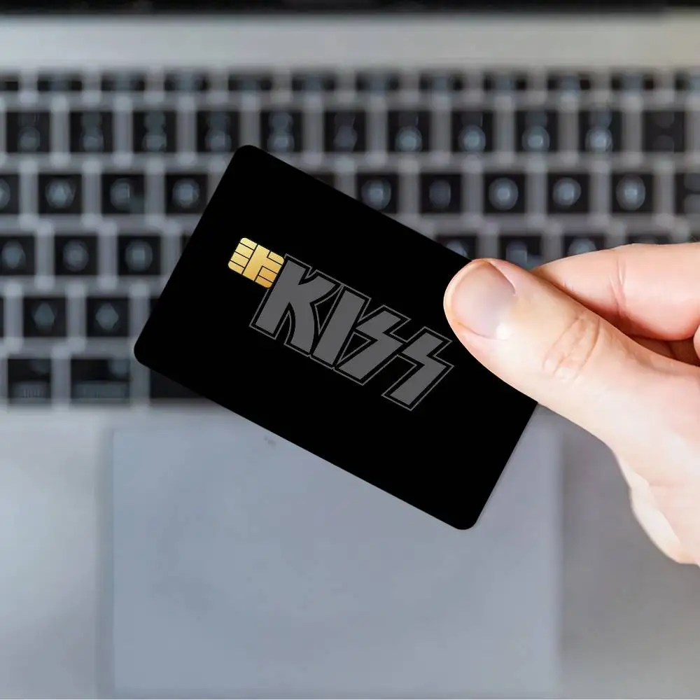 Band K-KISS Bank Card Sticker Film Tape Skin For Credit Card Debit Card Waterproof Stickers view 6
