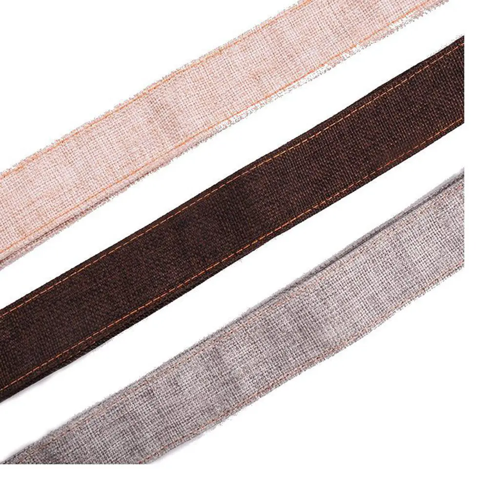 1Pcs Ukulele Strap Cotton Linen Comfortable Ends Sturdy Adjustable Shoulder Strap Grey Guitar Performance
