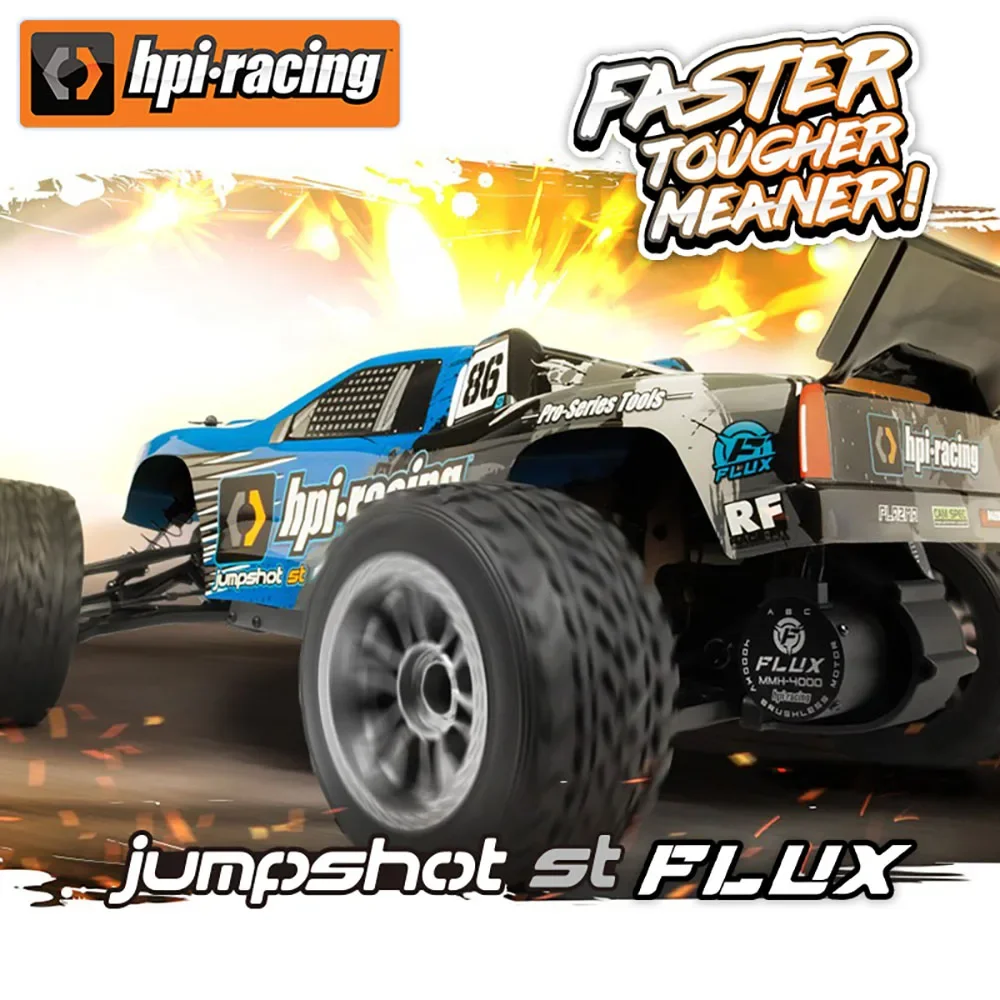 HPI RACING 1/10 Jumpshot ST Flux 160032   2WD RTR RC elektrische Fernbedienung Modellauto Monster Truck Erwachsene Kinderspielzeug