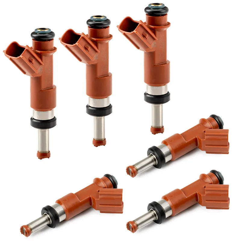 6PCS Fuel Injectors 23250-31050 23209-31050 23250-0P040 For Toyota For Lexus 3.5L V6 6 Cyl. 2GR Camry RAV4 2325031050 2320931050