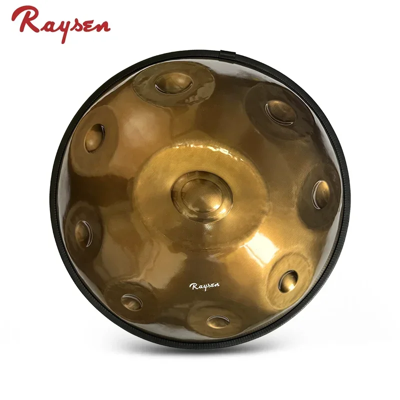 Raysen Hand Pan Drum D AnnaZiska 11 Note Percussion Instruments Stainless Steel HandPan