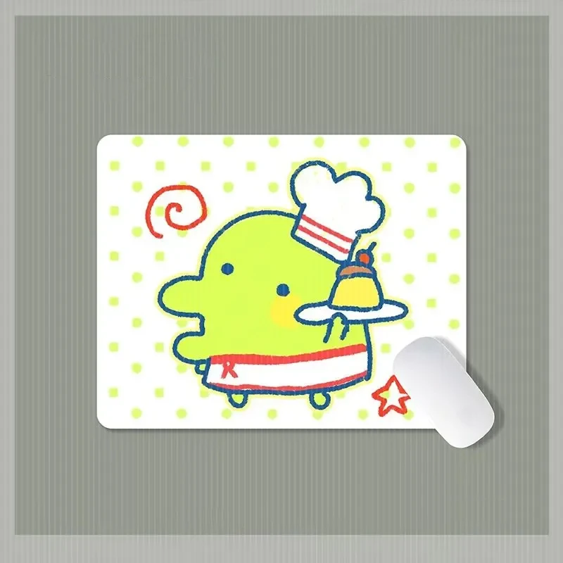 Japan Cartoon Kawaii süße Cartoon Student Glas Mauspad |   Design-Büro-Schreibtischunterlage für Keyboard Gaming, kreatives Dekor